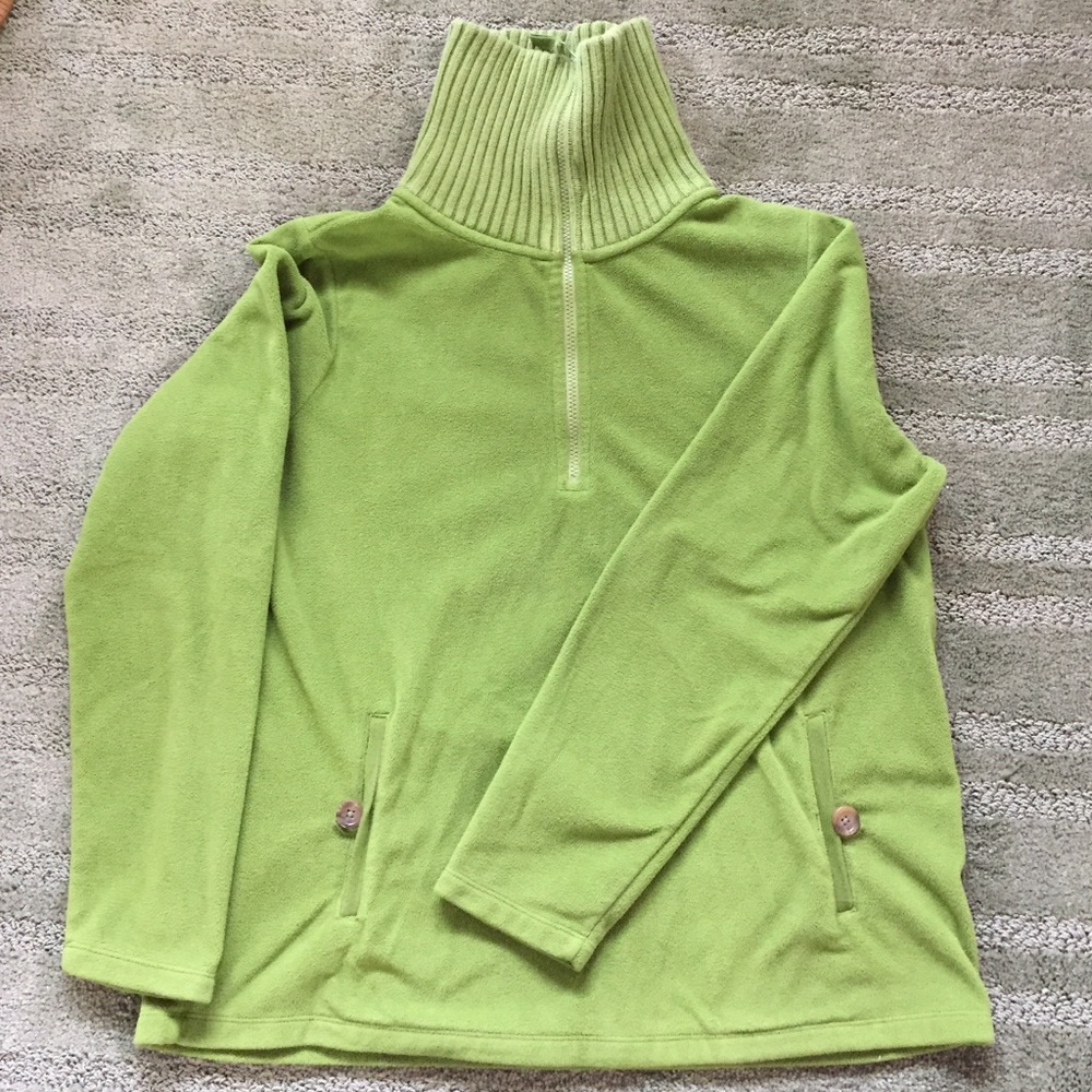 Lands' End Turtleneck Fleece XL